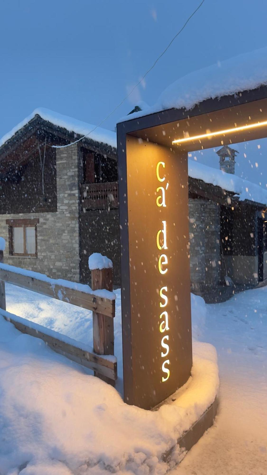 Ca' De Sass Bed and Breakfast Pila  Exterior foto